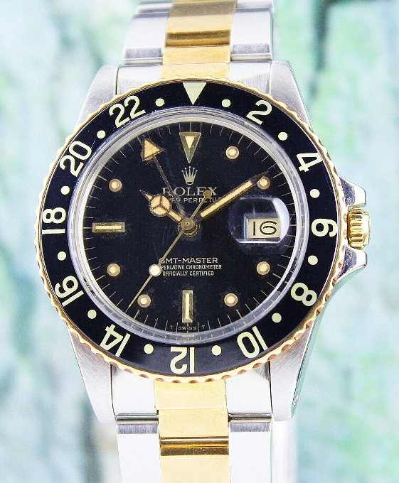 (image for) A ROLEX VINTAGE OYSTER PERPETUAL DATE / GMT-MASTER - 16753